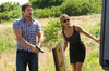 Jennifer Aniston and Gerard Butler on the set of The Bounty Hunter